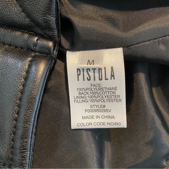 REVOLVE PISTOLA Quilted Vegan Leather convertible Jacket - Picture 12 of 12